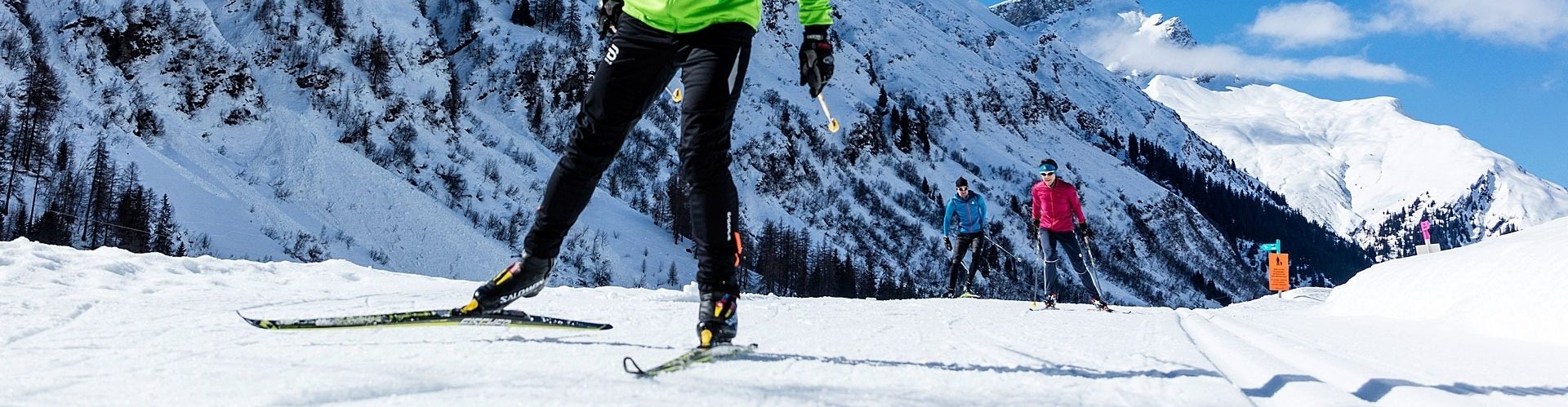 Langaluf im Skigebiet Splügen Tambo